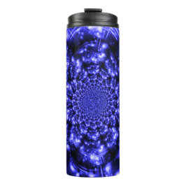 Blauwe Fonkelende Lichten Thermosbeker