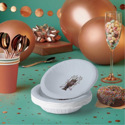 Blauwe forenzen voor Fox Sky Papieren Kommen (Multi)