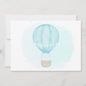 Blauwe foto van 1 september bedankkaart (Achterkant)