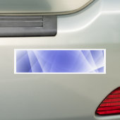 Blauwe fractal lege achtergrond bumpersticker (Op auto)