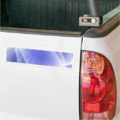Blauwe fractal lege achtergrond bumpersticker (Op Truck)