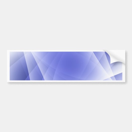 Blauwe fractal lege achtergrond bumpersticker (Voorkant)