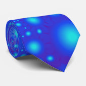 Blauwe fractale explosies: Stropdas/Necktie Stropdas (Opgerold)