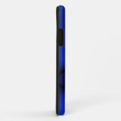 blauwe fractale iphone hoesje (Achterkant/rechts)