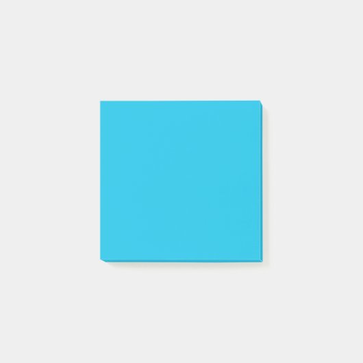 Blauwe frambozen (vaste kleur) post-it® notes (Voorkant)