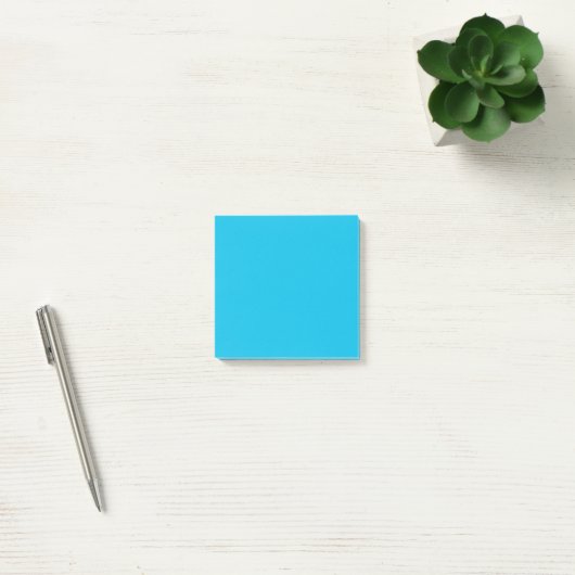 Blauwe frambozen (vaste kleur) post-it® notes (Kantoor)