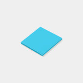 Blauwe frambozen (vaste kleur) post-it® notes (Schuin)