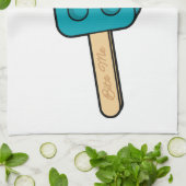 Blauwe frambozenpopulier: Bite me keukenhanddoek (Gevouwen)