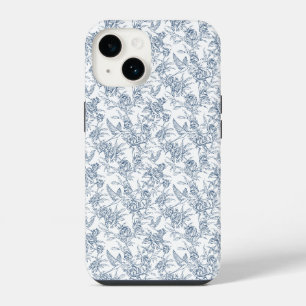 Blauwe Franse Toile iPhone 14 Hoesje