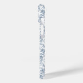 Blauwe Franse Toile Naam Case-Mate iPhone Case (Achterkant / Links)