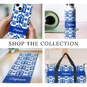 Blauwe Franse Toile Naam Case-Mate iPhone Case