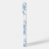 Blauwe Franse Toile Naam Case-Mate iPhone Case (Achterkant / Links)