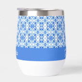 Blauwe Franse Toile-patroonnaam (Rechts)