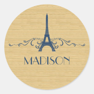 Blauwe Franse Vlaamse Stickers