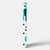 Blauwe fruitpatronen Kunst schilderen. Nu kopen Case-Mate iPhone Case (Achterkant / Rechts)