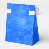 Blauwe Fur Frenzy Favor Box Bedankdoosjes (Achterkant)