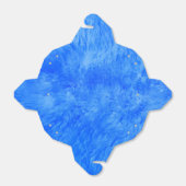 Blauwe Fur Frenzy Favor Box Bedankdoosjes (Uitgevouwen)