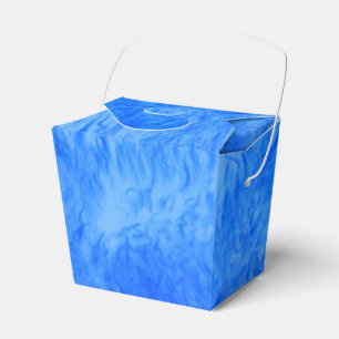Blauwe Fur Frenzy Favor Box Bedankdoosjes