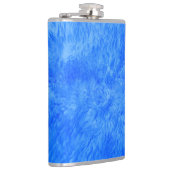 Blauwe Fur Frenzy Flask Heupfles (Rechts)