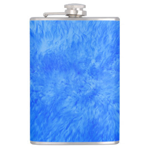 Blauwe Fur Frenzy Flask Heupfles
