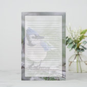 Blauwe Gaai, Cyanocitta cristata Briefpapier (Staand voorkant)