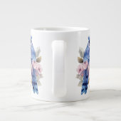 Blauwe Gaai Groet Grote Koffiekop (Achterkant)