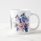 Blauwe Gaai Groet Grote Koffiekop (Rechts)