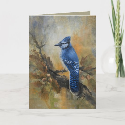 Blauwe Gaai "Jaybird" Kaart (Voorkant)