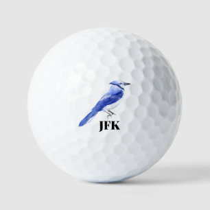Blauwe Gaai vogel vogels kijken natuur stijlvol op Golfballen