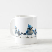 Blauwe Gaaien Koffiemok (Voorkant links)
