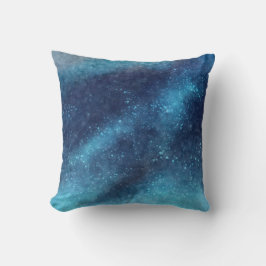 Blauwe Galaxy Abstracte Glitters Decor Kussenhoes Kussen