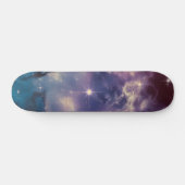 Blauwe galaxy Nebula Persoonlijk Skateboard (Horizontaal)