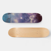 Blauwe galaxy Nebula Persoonlijk Skateboard (Horizontaal)