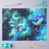 Blauwe Galaxy Serie Ontwerp 10 Tissuepapier (Craft)