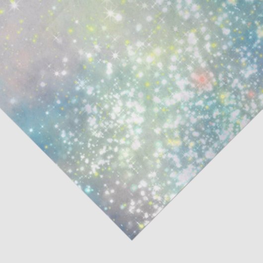 Blauwe Galaxy-serie ontwerp 4 Tissuepapier (Detail)