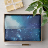 Blauwe Galaxy Serie Ontwerp 6 Tissuepapier (Geschenk)