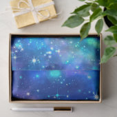 Blauwe Galaxy Serie Ontwerp 9 Tissuepapier (Geschenk)