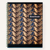 Blauwe Galaxy Var Notitieboek (Voorkant)