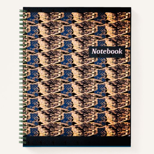 Blauwe Galaxy Var Notitieboek (Voorkant)