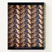 Blauwe Galaxy Var Notitieboek (Achterkant)