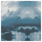 Blauwe ganzen stof (Close Up)