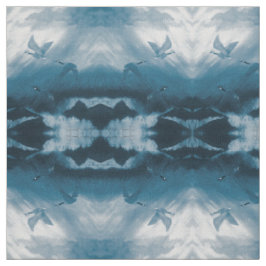 Blauwe ganzen stof