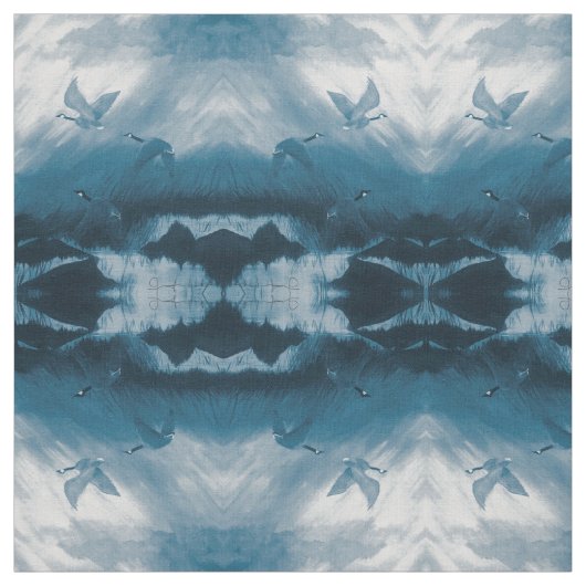 Blauwe ganzen stof (Swatch)