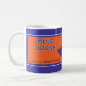 Blauwe ganzenperen Mok (Links)