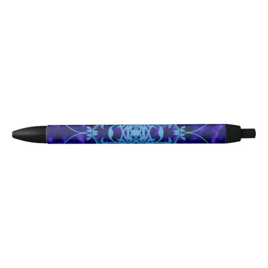 Blauwe Gate Zwarte Inktpen Inkt Pen (Voorkant)