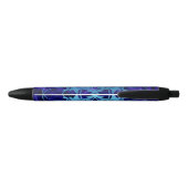 Blauwe Gate Zwarte Inktpen Inkt Pen (Achterkant)