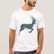 Blauwe Gazelle Wildlife Kunst Elegant Natuur Desig