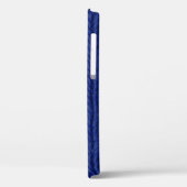 Blauwe gebreide wol sluit Hoesje-Mate iPhone-draag Case-Mate iPhone Case (Achterkant / Links)