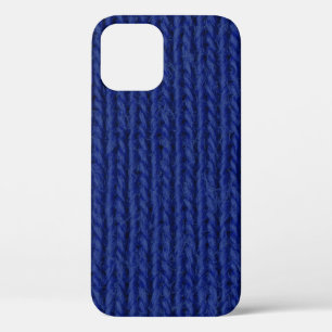 Blauwe gebreide wol sluit Hoesje-Mate iPhone-draag Case-Mate iPhone Case