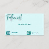 Blauwe Gedekte Kaarten van de Loyalty voor Onderne Visitekaartje (Achterkant)